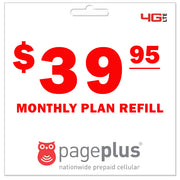 Page Plus Monthly Plan Refill