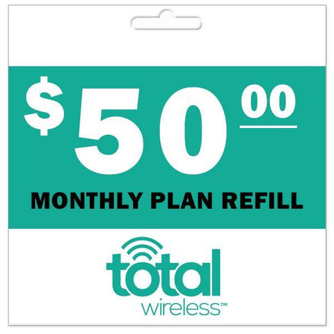 Total Wireless Monthly Refill Plans - PrePaid Phone Zone